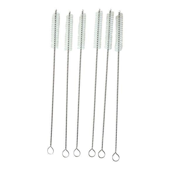 Straw Cleaning Brushes Set of 6,  7.5 Inches Long .33 Inches Wide NEW - Picture 1 of 4